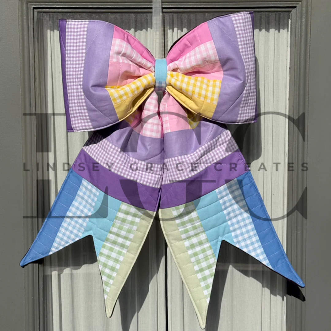 The Big Giant Quilted Jelly Roll Bow Pattern by Lindsey Grace Creates - Image 3