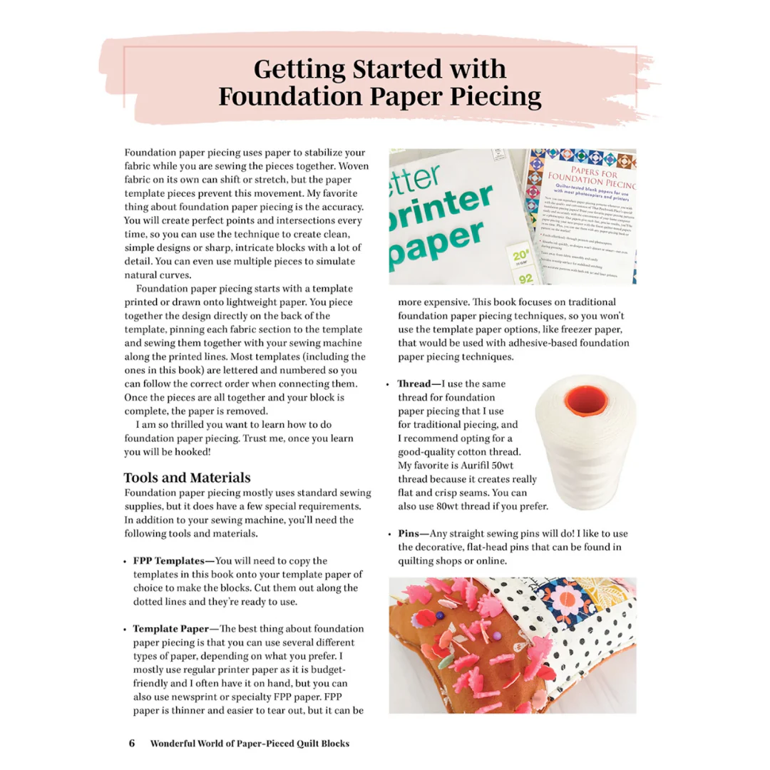 Wonderful World of Paper-Pieced Quilt Blocks - Image 5