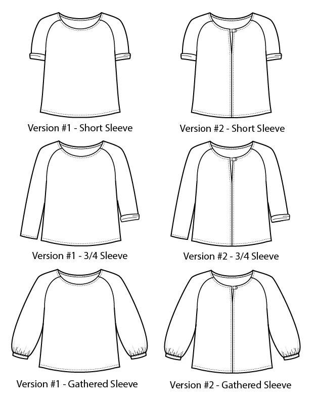 Sew House 7 Remy Raglan Top 0-34 - Image 2