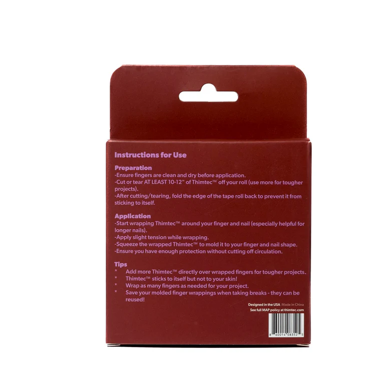 Thimtec Thimble Tape in Cherry Cola - Image 3