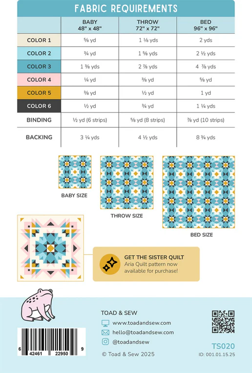 Toad and Sew Cadence Quilt Pattern - Image 4