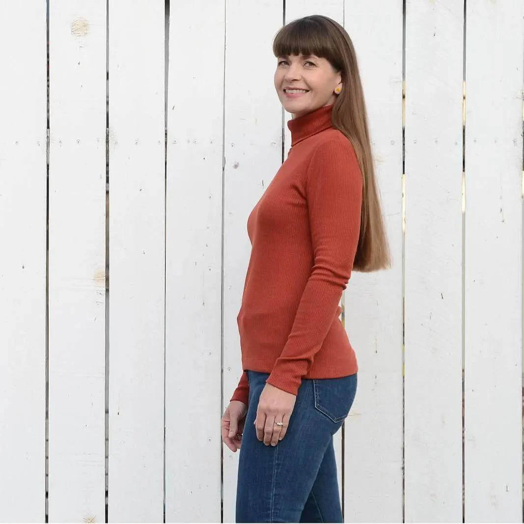 Wardrobe By Me Trudy Turtleneck T-shirt - US 0-24 - PDF Pattern - Image 13