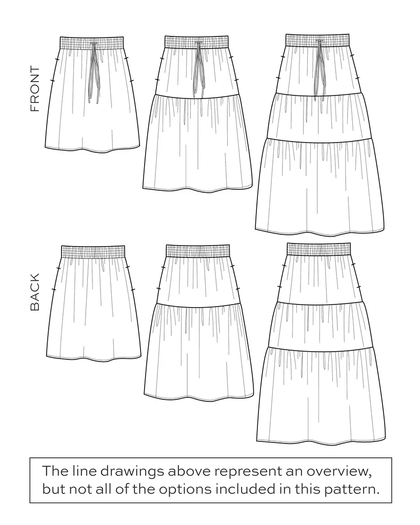 True Bias Mave Skirt 0-18 - Image 8
