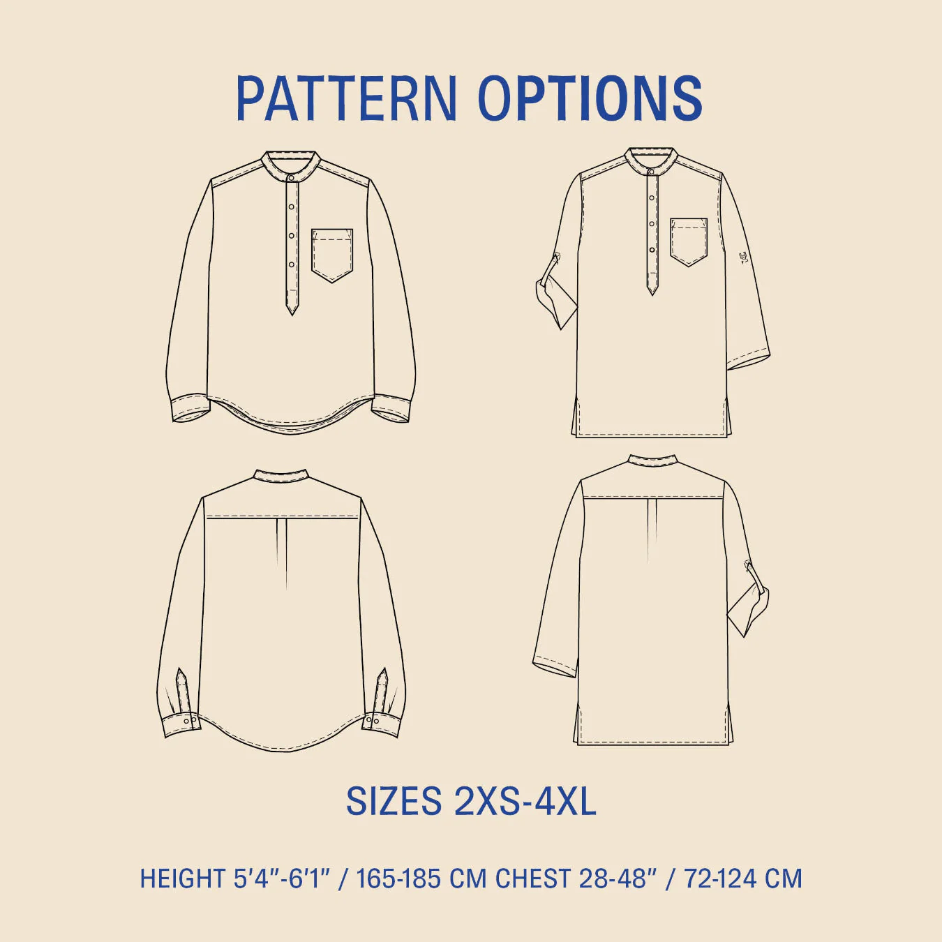 Wardrobe By Me Tunic - 2XS-4XL - PDF Pattern - Image 2