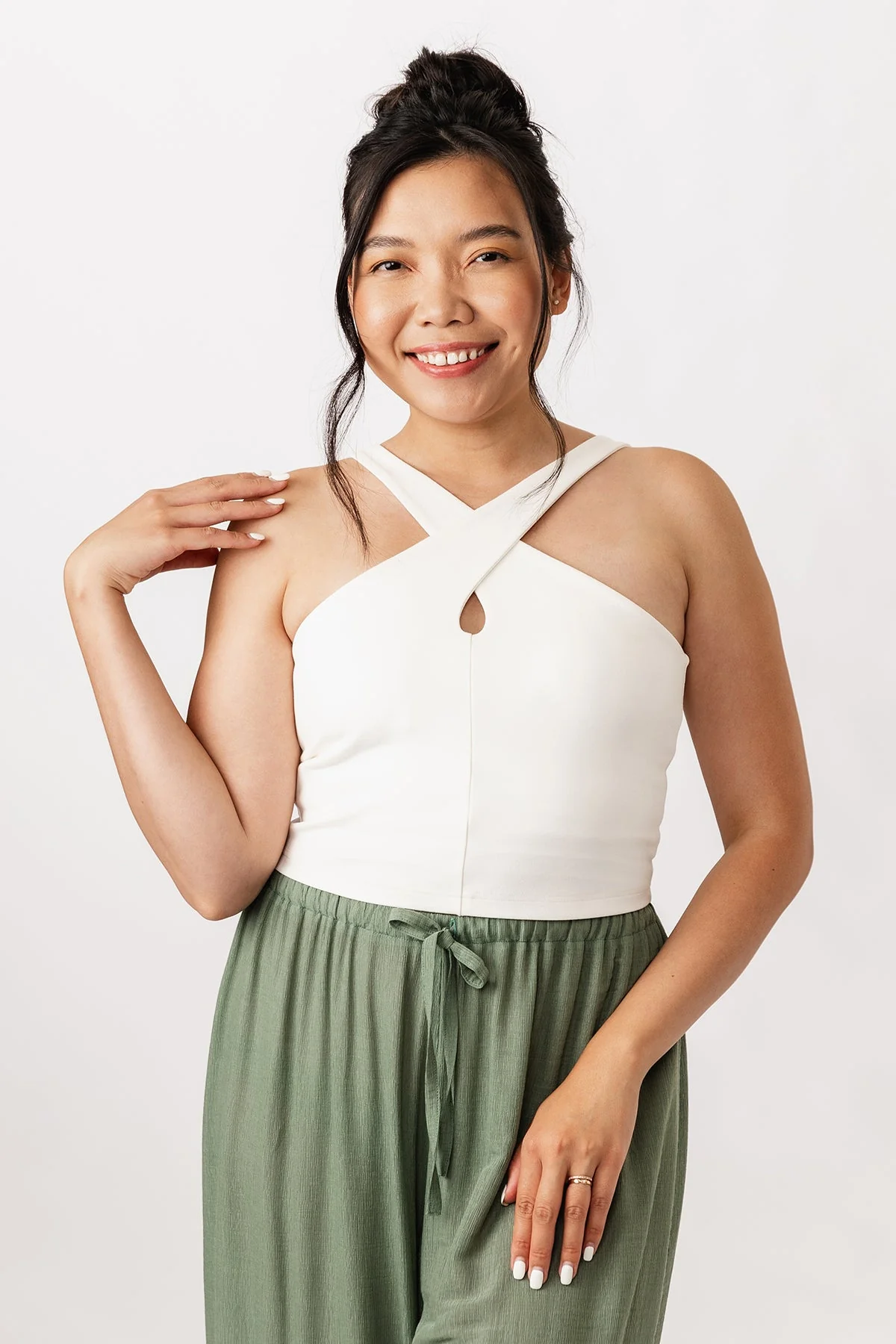 Named Clothing ULPU cross neck tank top US0-24 - PDF Pattern