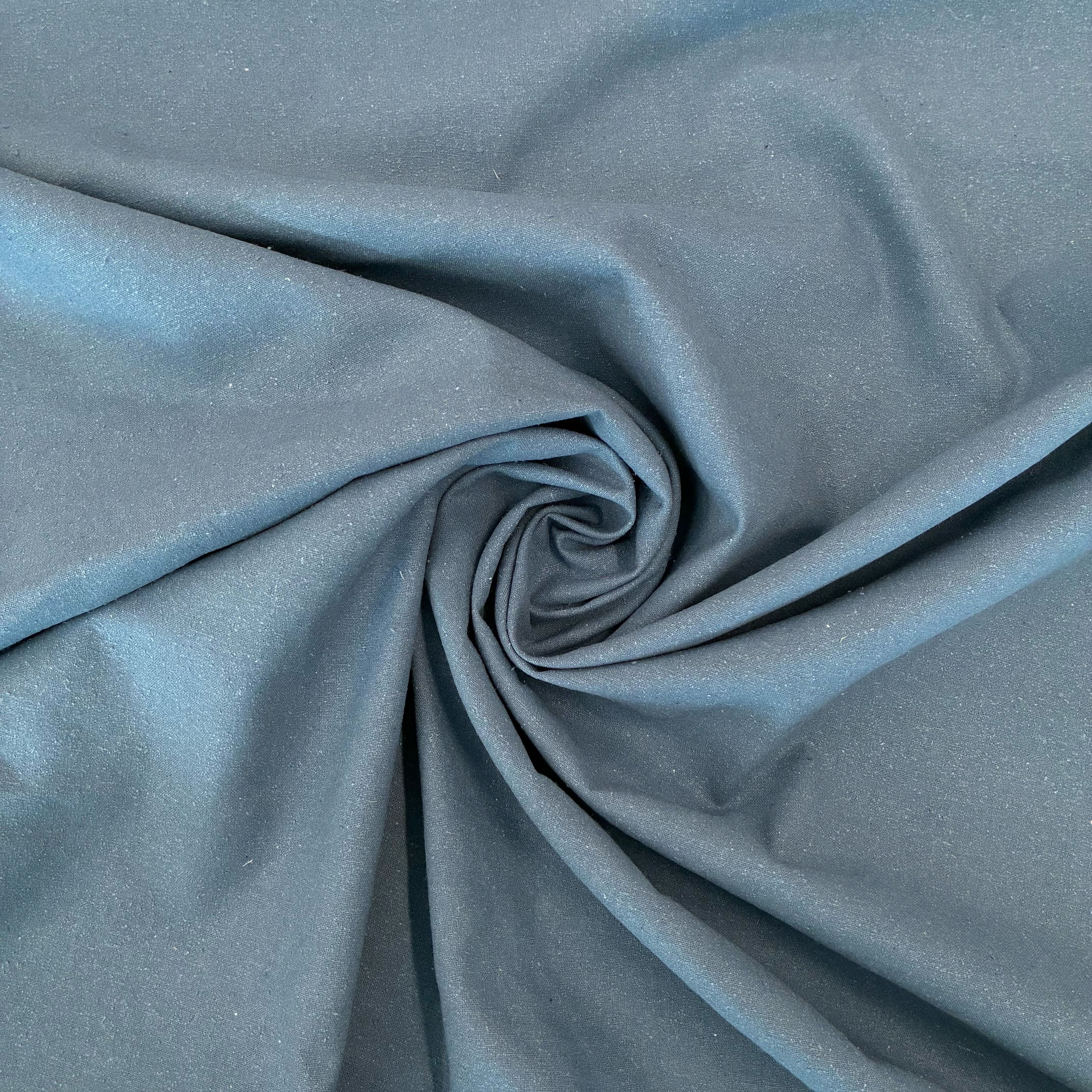 Unbrushed Silk Noil in Pond - Image 2