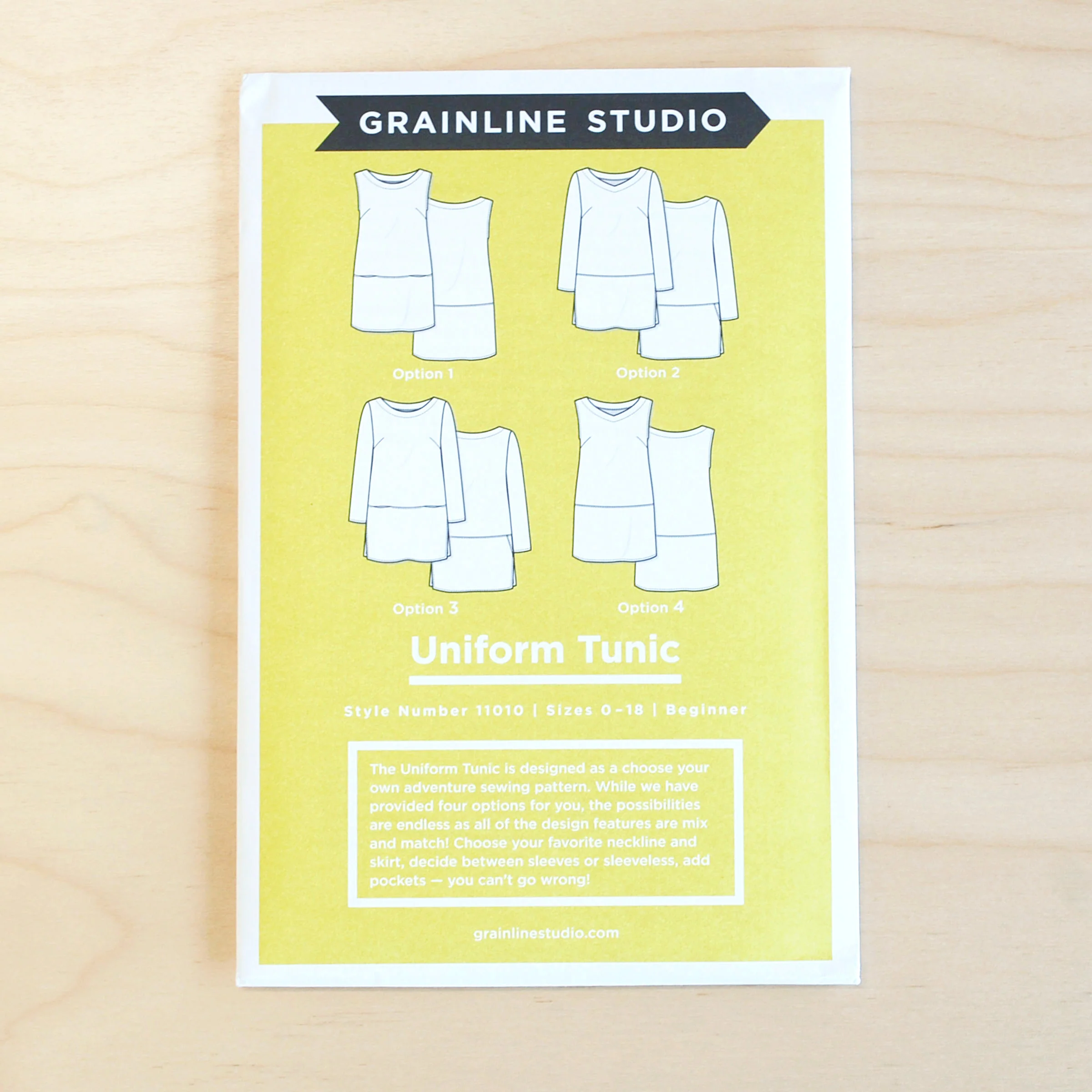 Grainline Studio Uniform Tunic 0-18
