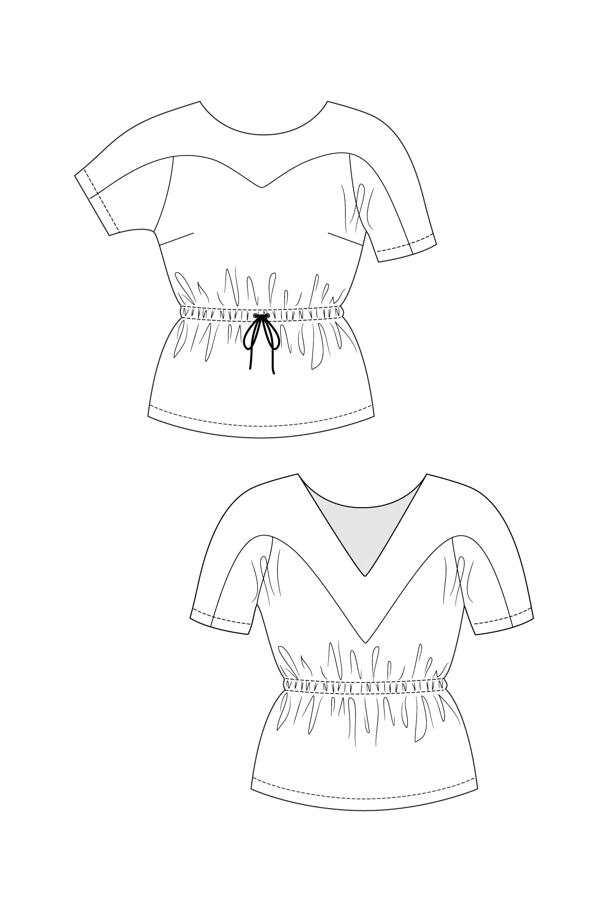 Named Clothing VALO dress & top US0-24 - PDF Pattern - Image 11