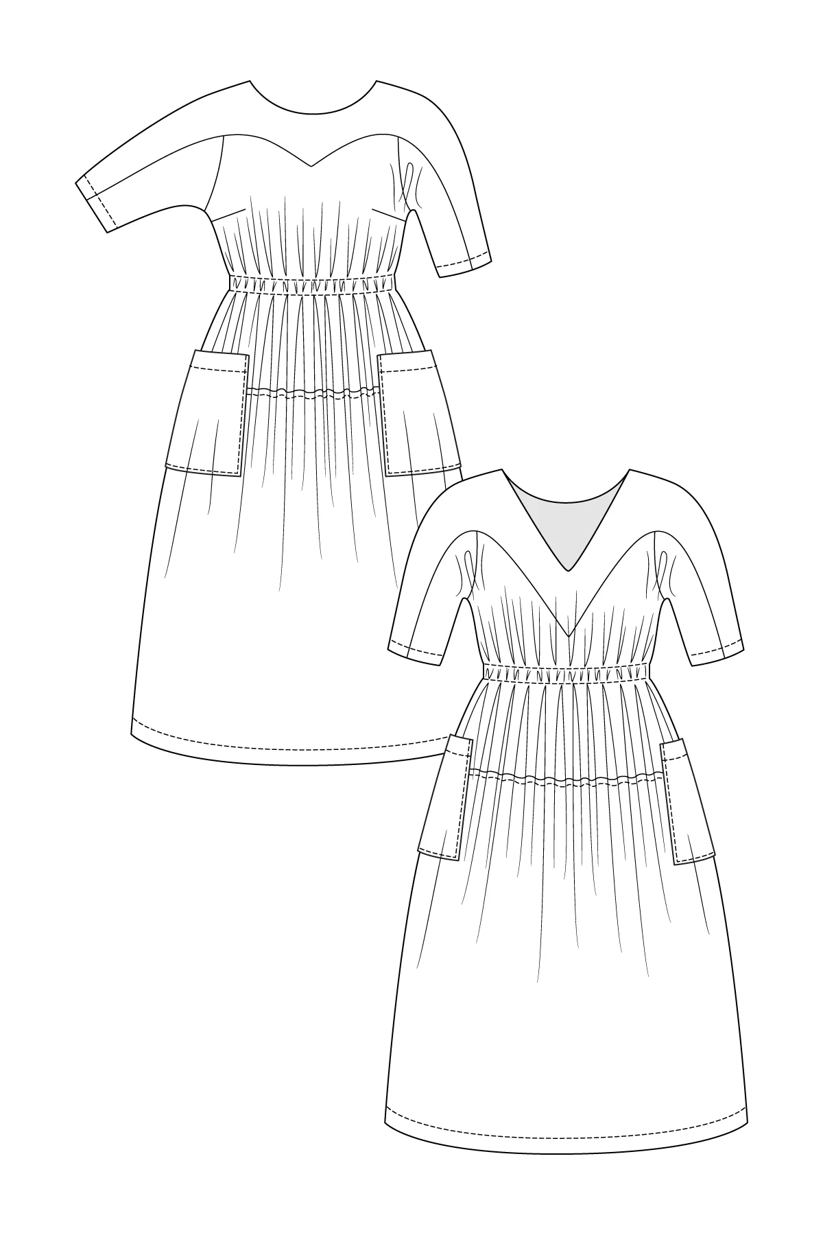 Named Clothing VALO dress & top US0-24 - PDF Pattern - Image 9