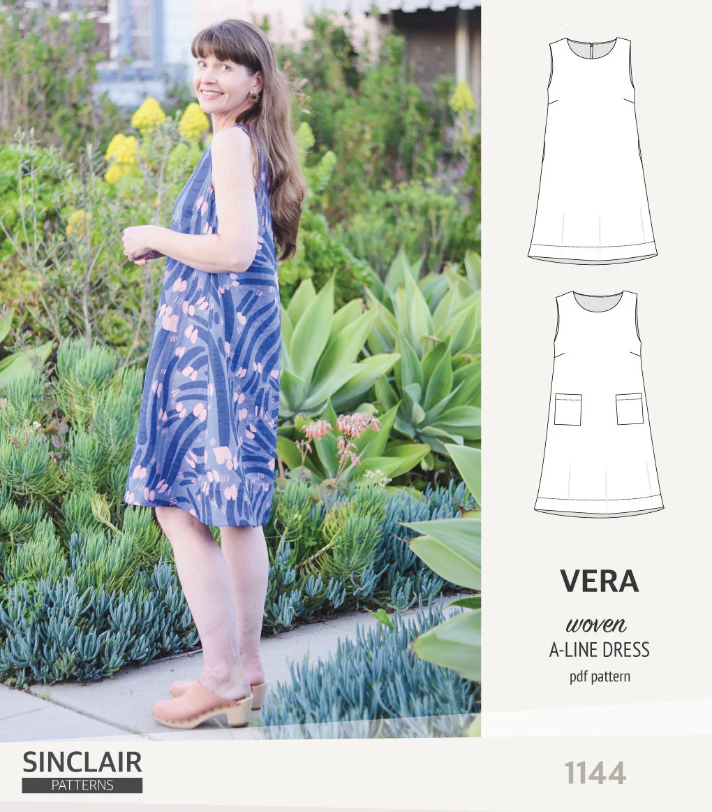 Sinclair Patterns Vera A-line Dress - US 0-30 - PDF Pattern - Image 2