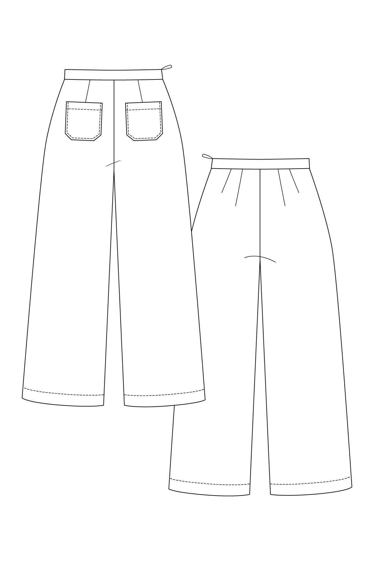 Named Clothing VERSO trousers & shorts US0-24 - PDF Pattern - Image 15