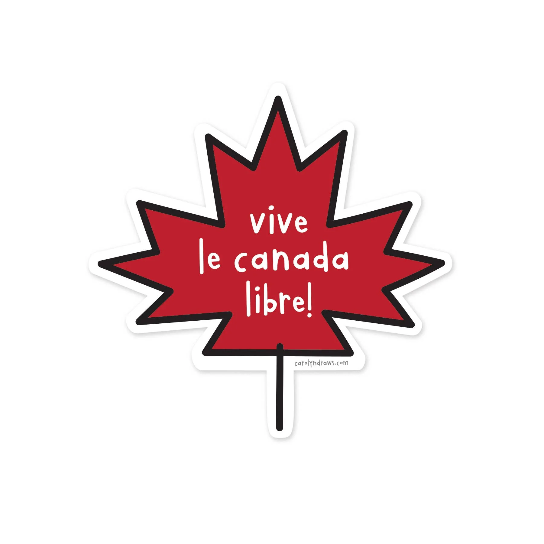 Vive le Canada Libre Vinyl Sticker