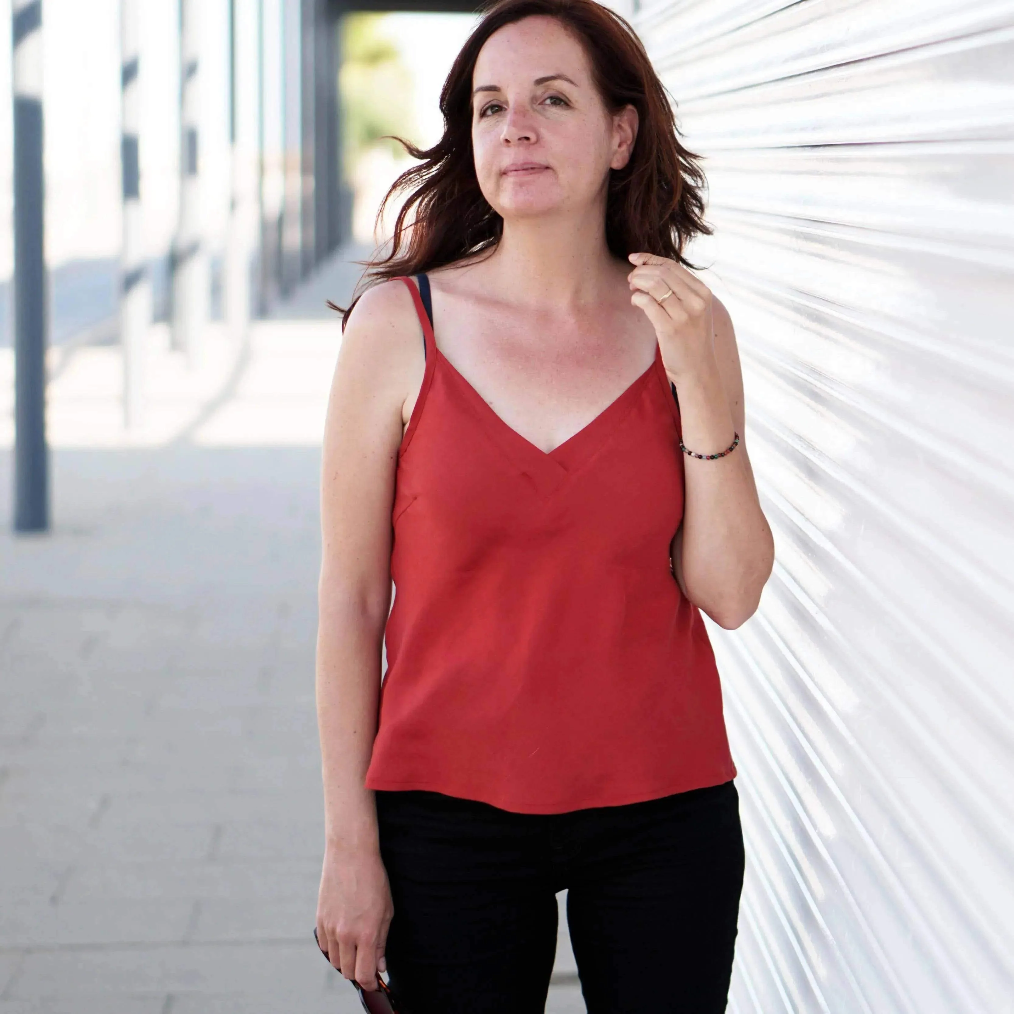 Wardrobe By Me V-neck Camisole - US 0-24 - PDF Pattern - Image 3