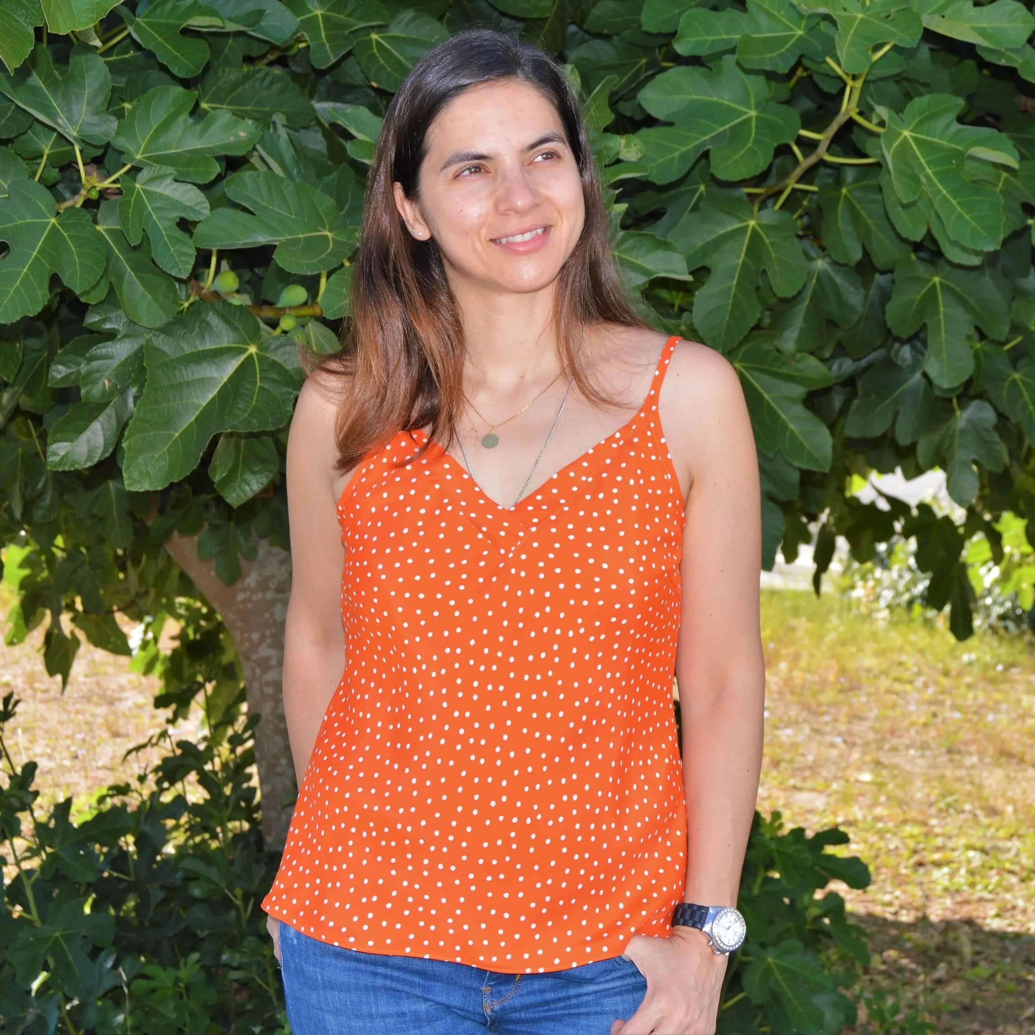 Wardrobe By Me V-neck Camisole - US 0-24 - PDF Pattern - Image 8