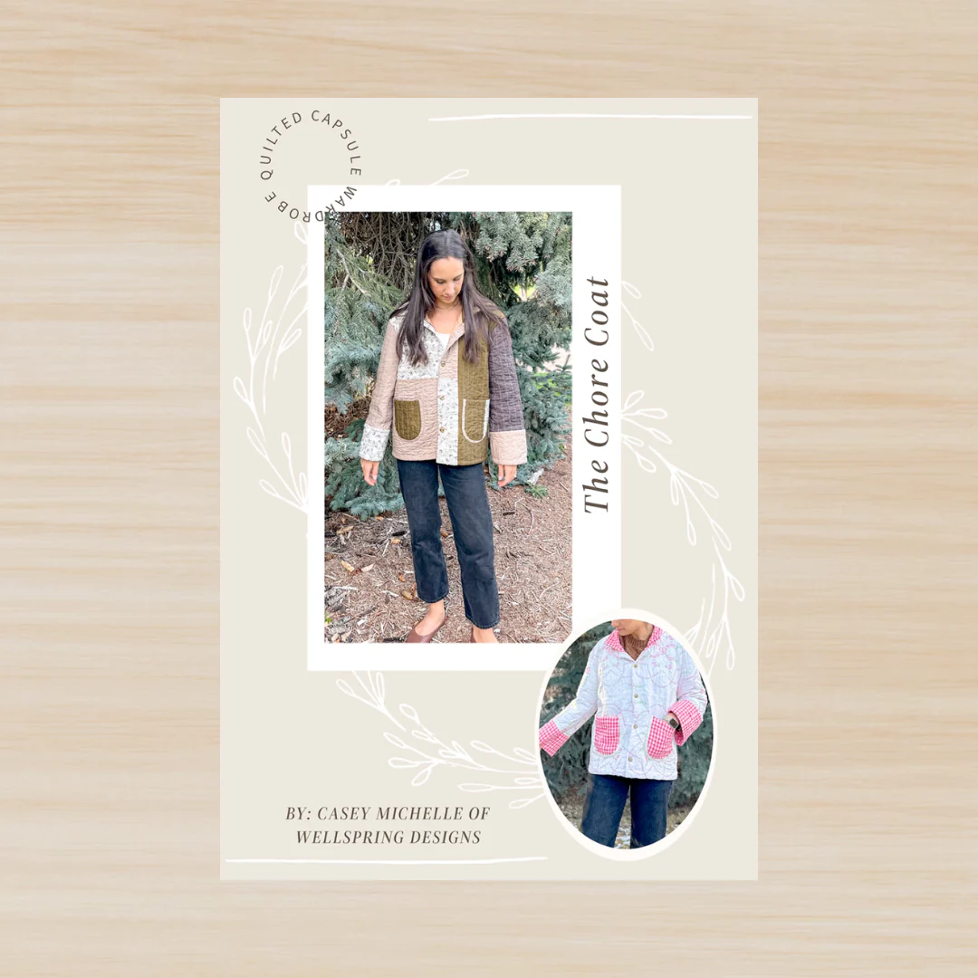 Wellspring Designs Chore Coat Pattern XS-XXL