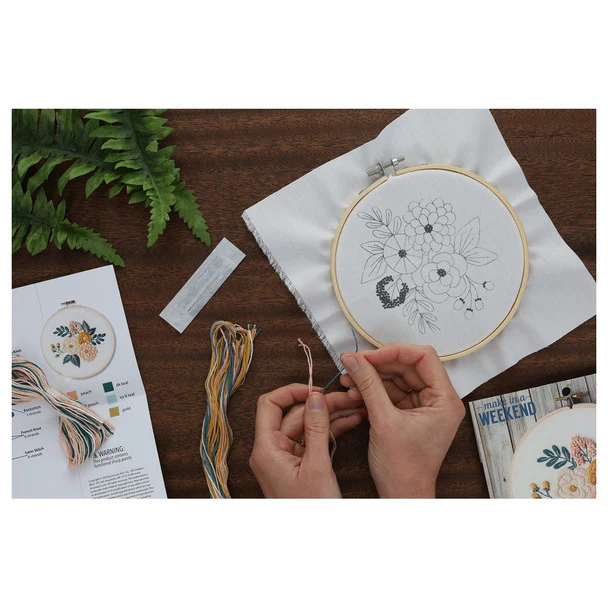 Wildflowers 6" Embroidery Kit - Image 2
