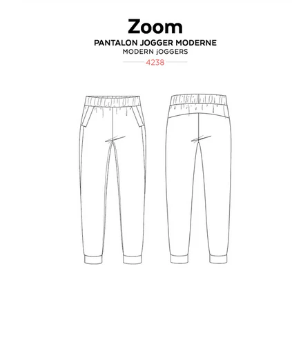 Jalie 4238 - Zoom Joggers 2yrs-2XL - Image 8