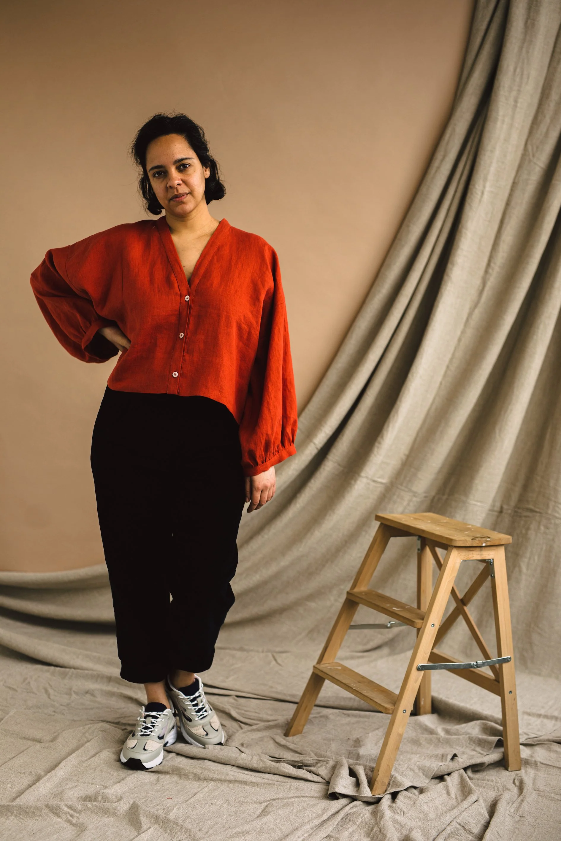 Zero Waste Cropped Shirt - EU36-52 - PDF Sewing Pattern - Image 4