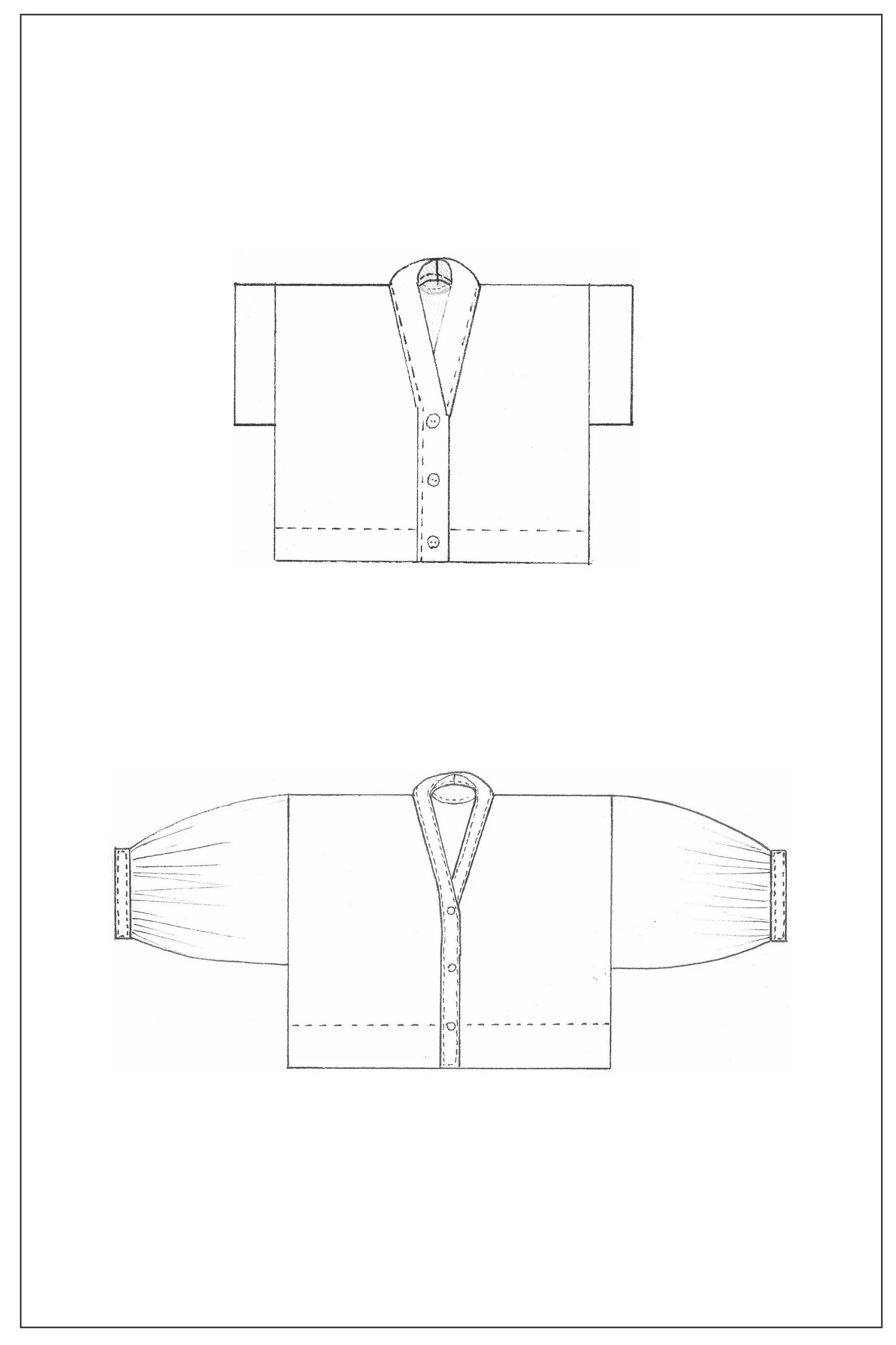Zero Waste Cropped Shirt - EU36-52 - PDF Sewing Pattern - Image 9