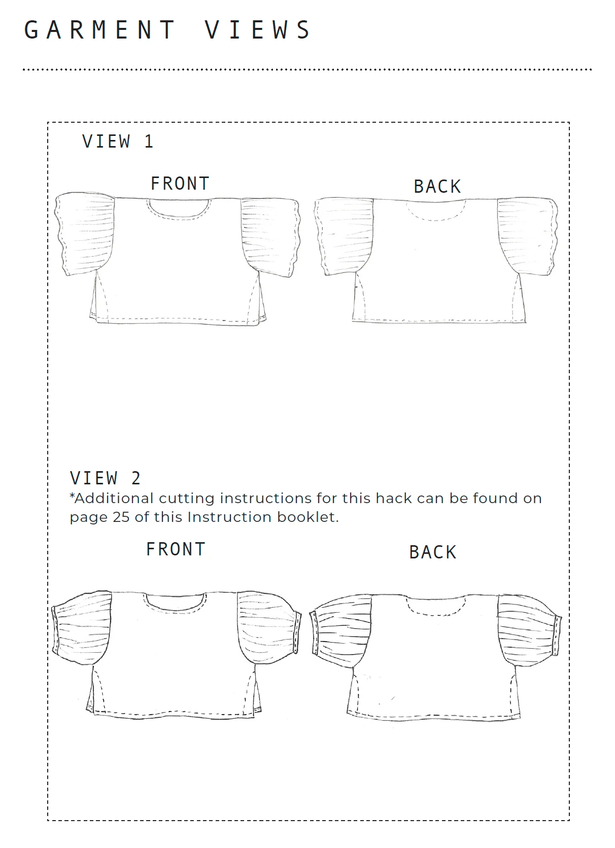 Zero Waste Frill Sleeve Top - EU 36-52 - PDF Pattern - Image 20