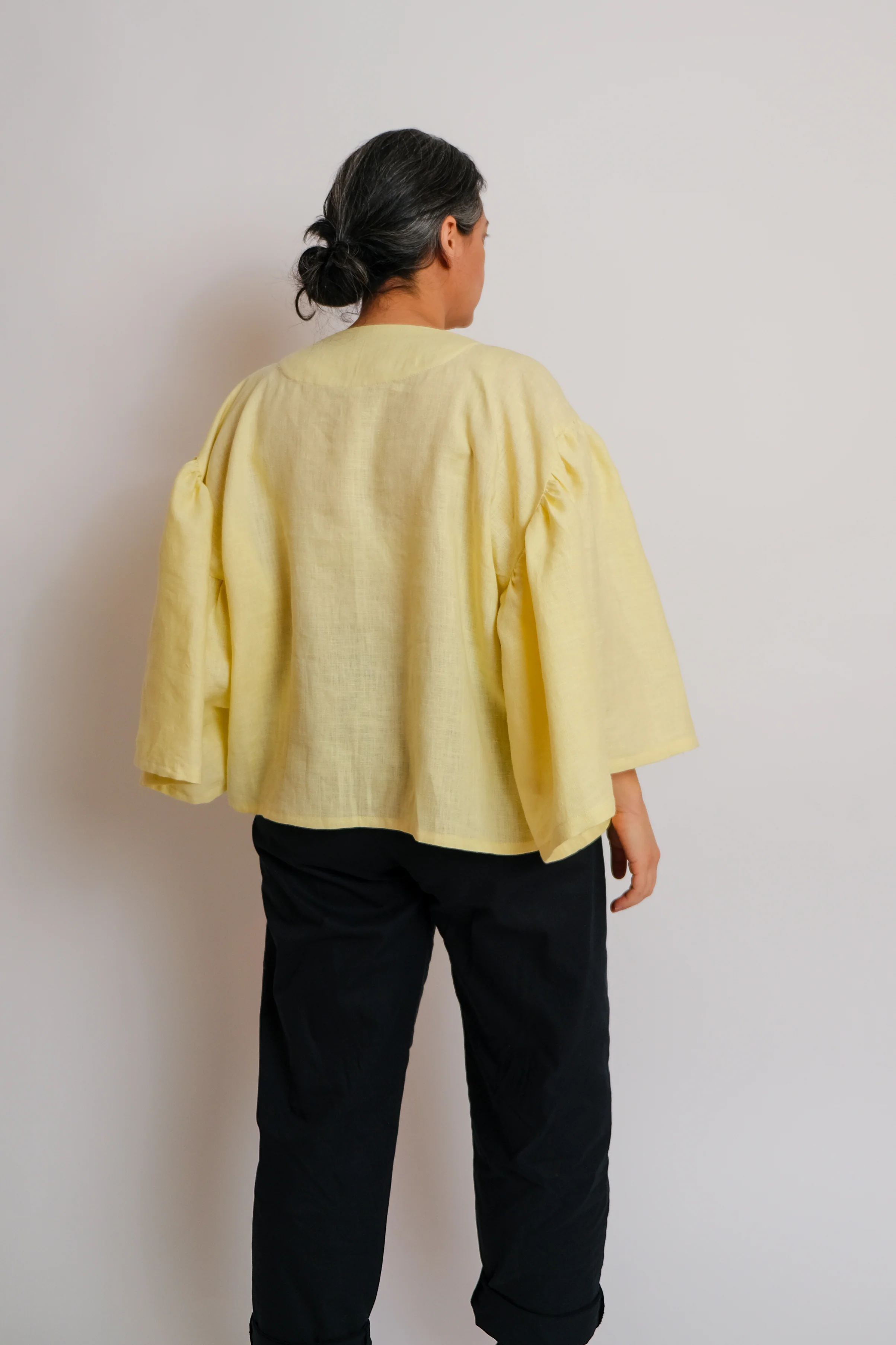 Zero Waste Frill Sleeve Top - EU 36-52 - PDF Pattern - Image 4