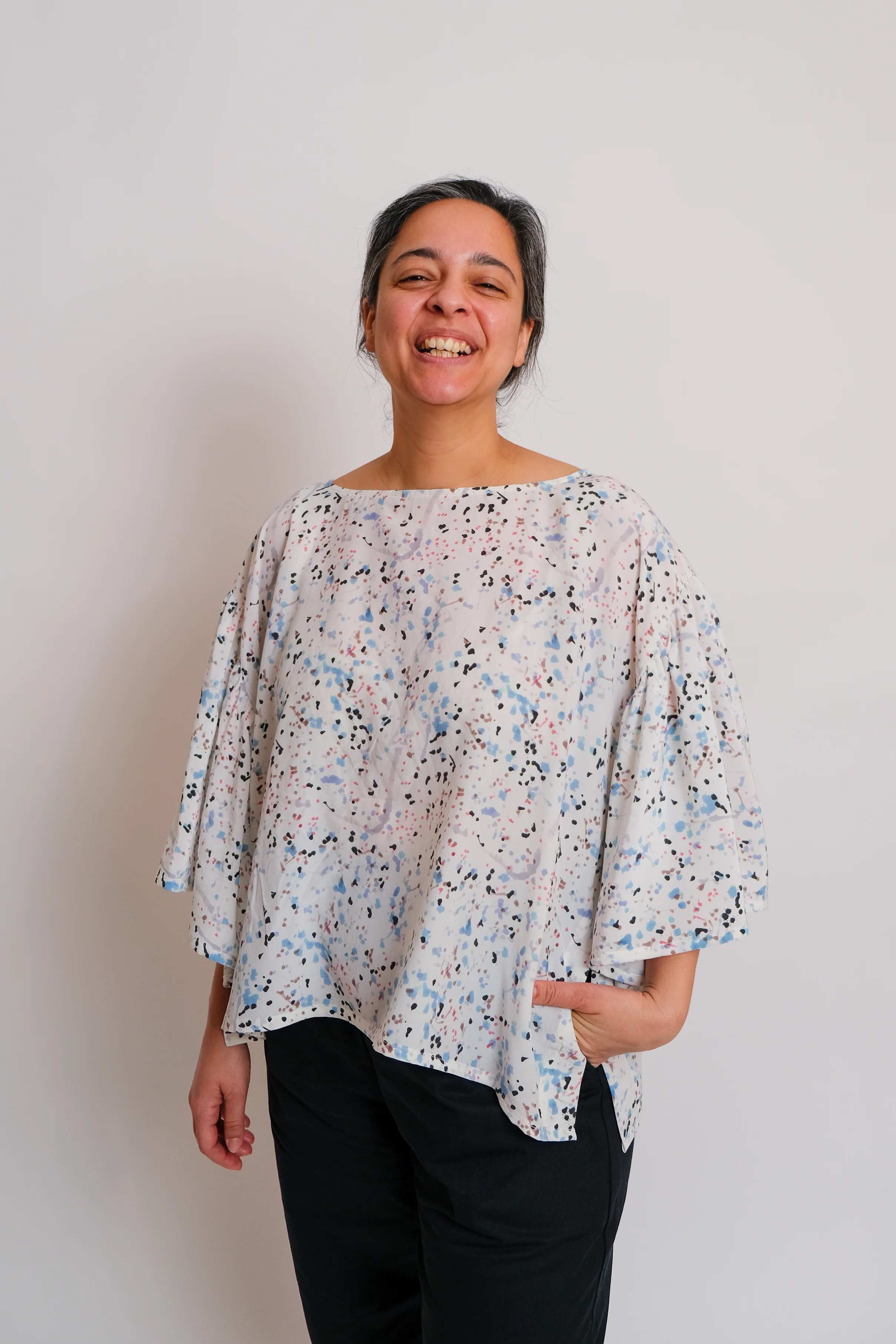 Zero Waste Frill Sleeve Top - EU 36-52 - PDF Pattern - Image 5