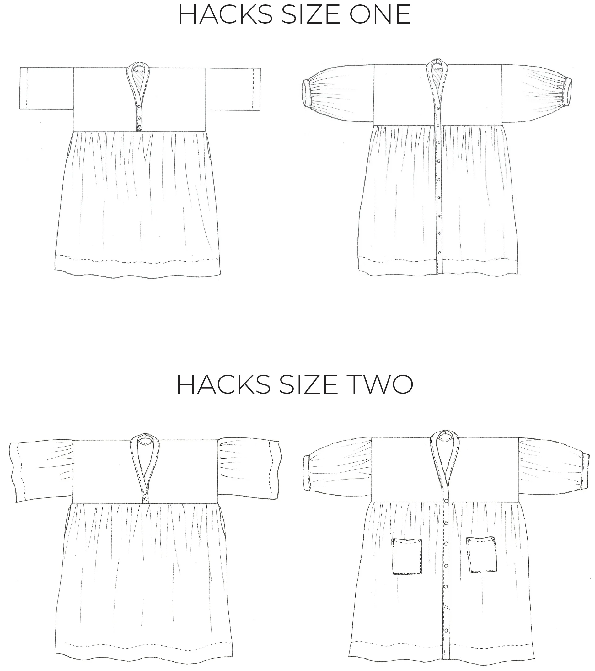 Zero Waste Gather Dress - One Size - PDF Pattern - Image 10
